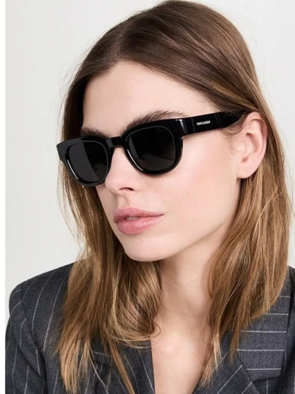 New Saint Laurent Black Round Unisex Sunglasses SL675 001
